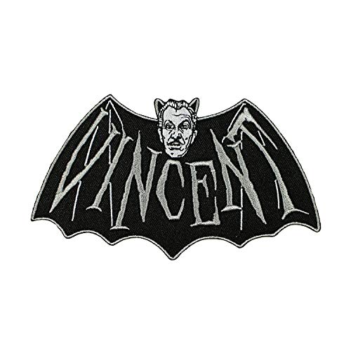 Vincent Price Devil Bat Aufnäher Kreepsville 666 bestickt zum Aufbügeln von kreepsville 666