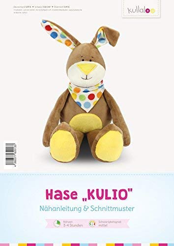 kullaloo - Schnittmuster & Nähanleitung für Kuscheltier Hase "Kulio" (Deutsch) von kullaloo