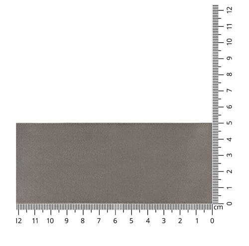 kuny 31001-0050-0669 Satinband, Polyester, 0669 Grau, 20 m x 50 mm, meter von kuny