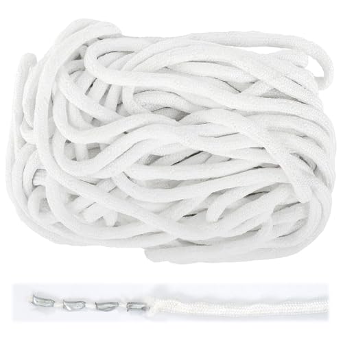 lafomukea Bleiband für Gardinen, 25 g Bleiband Gardinen schwer ca.5 Meter, Vorhang Bleiband, Schweres Bleikette, Beschwerer Schneidbar Bleiband für Vorhänge, Gardinen, Stoffe, Moskitonetz (25 g/m) von lafomukea