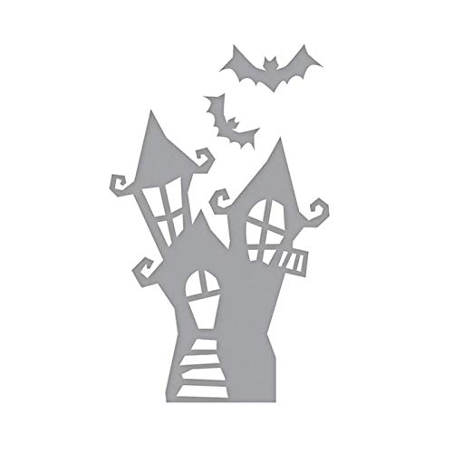 Stanzformen für Kartenherstellung, Halloween-Haus, Spukschloss, DIY, Stanzform, Prägung, Scrapbooking, Schablone von lamphle