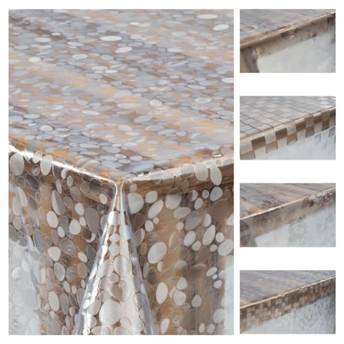laro Premium Line 0,3mm weich transparente Tischdecke Folie Transparent Muster Tischschutz Schutzfolie Abwaschbar PVC, Muster:Folie Transparent Geometrisch, Größe:120x200 laro Premium Line 0,3mm weich transparente Tischdecke Folie Transparent Muster Tischschutz Schutzfolie Abwaschbar PVC, Muster:Folie Transparent Geometrisch, Größe:120x200 von laro