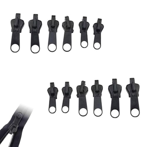 12 Stück Reißverschluss Schieber Ersatz,Reißverschluss Ersatz Zipper Zipper Pull Fixer,Abnehmbare Reißverschluss Zipper Pull Fixer Reißverschluss Für Jacken,Rucksäcke,Koffer von leersao