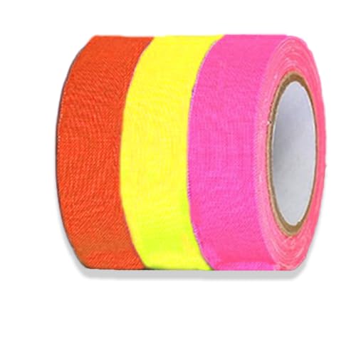 3 Klebeband Leuchtend Gaffers Tape Leuchtklebeband für Partydeko Halloween Handwerk (5m x 1,5cm) von leersao