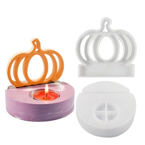 -Silikonform für Kerzen, Silikon-Sternform für Harz - 2X Packung Silikon-Aromatherapie-Kerzenhalterform,Sternförmige Gipsbeton-Desktop-Ornament-Gießform von lencyotool