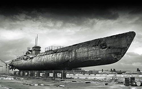 leomuzi Malen Nach Zahlen Für Erwachsene U-Boot Wandkunst Öl Dekoration 40X50cm von leomuzi