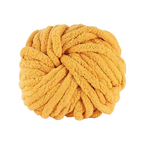 Chunky Yarn | 18 M 300 G Dicke Wolle zum Handstricken | Chenille Wolle zum Häkeln | Weiches Armstricken Wolle Flauschig zum Basteln Gestrickt | Chunky Garn für Socken, Handschuhe, Schuhe von leryveo