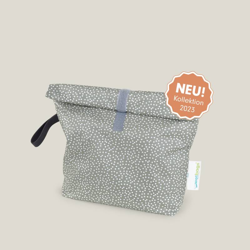 Rollup Wetbags®, M, Liebes Von Priebes, Wetbag, Windeltasche, Wechselkleidung Beutel, Nasstasche, Wasserabweisend, Mini Dots Salbei von liebesvonpriebes