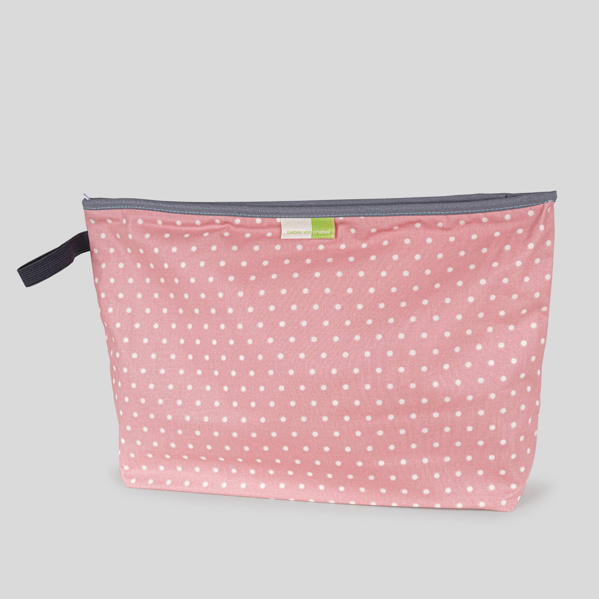 Wetbags®, L, Liebes Von Priebes Wetbag, Windeltasche, Wickeltasche, Wechselkleidung Beutel, Nasstasche, Wasserabweisend, Dots Rosé L von liebesvonpriebes