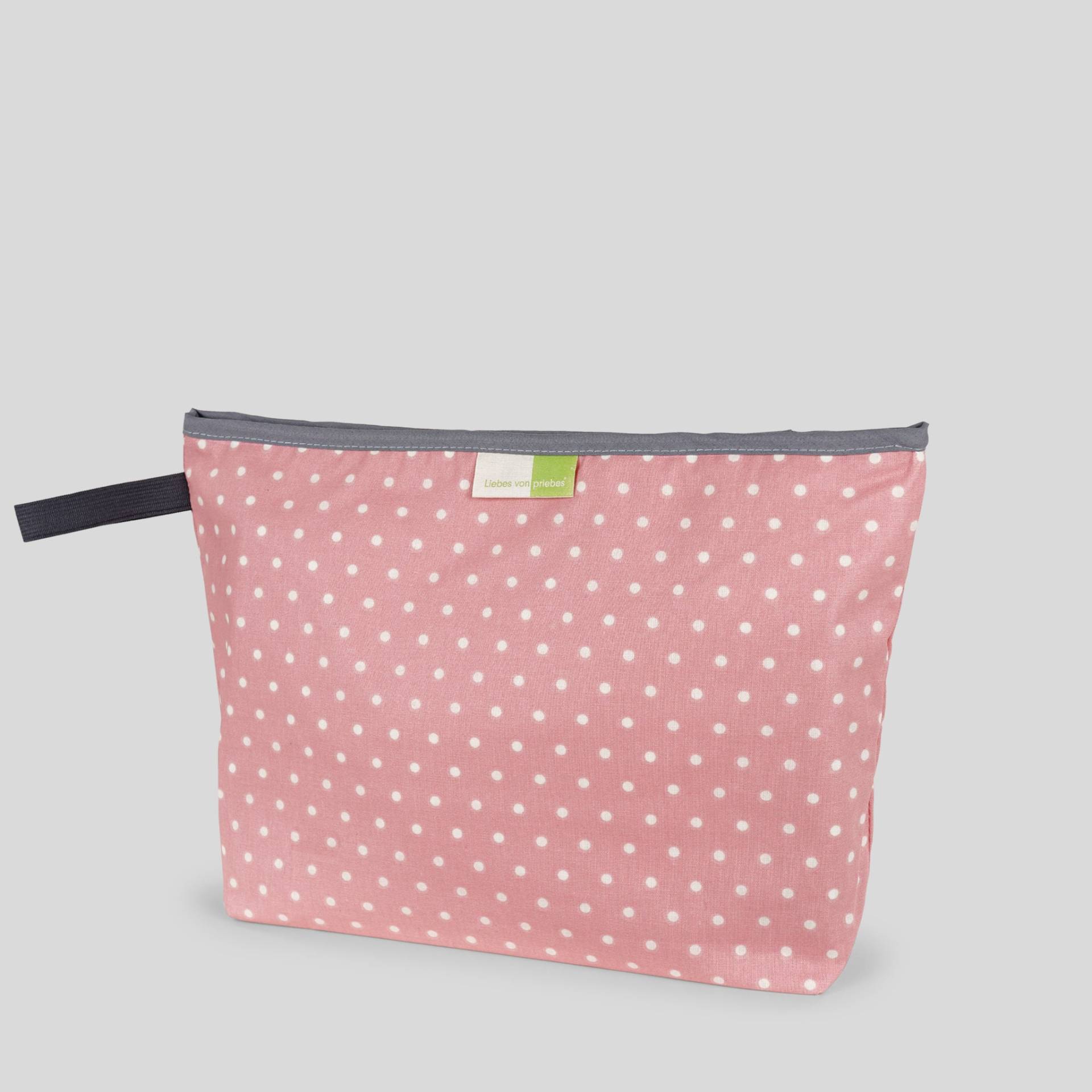 Wetbags®, M, Liebes Von Priebes Wetbag, Windeltasche, Wickeltasche, Wechselkleidung Beutel, Nasstasche, Wasserabweisend, Dots Rosé M von liebesvonpriebes