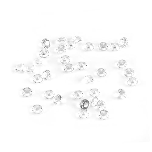 Acrylperlen, 1000 Stück/Beutel, 6 Mm, Klare Acrylperlen, Vasenfüller, Hochzeit, Party, Dekoration, DIY, Ornament-Zubehör (Transparent) von lihsong