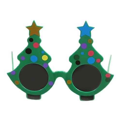 lisutupode Weihnachtsbaum Brillen, Weihnachtsbaum Sonnenbrille, Grüne Weihnachtsbaum Sonnenbrille, Ausgefallene Brillen, Neuartige Brillen, Feier Brillen, Verkleidungszubehör Für Weihnachtsfeiern von lisutupode