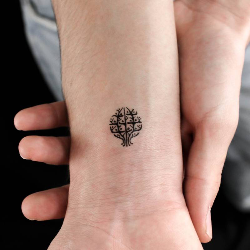 Einheit Symbol Temporäres Tattoo | 3Er Set von littletattoos