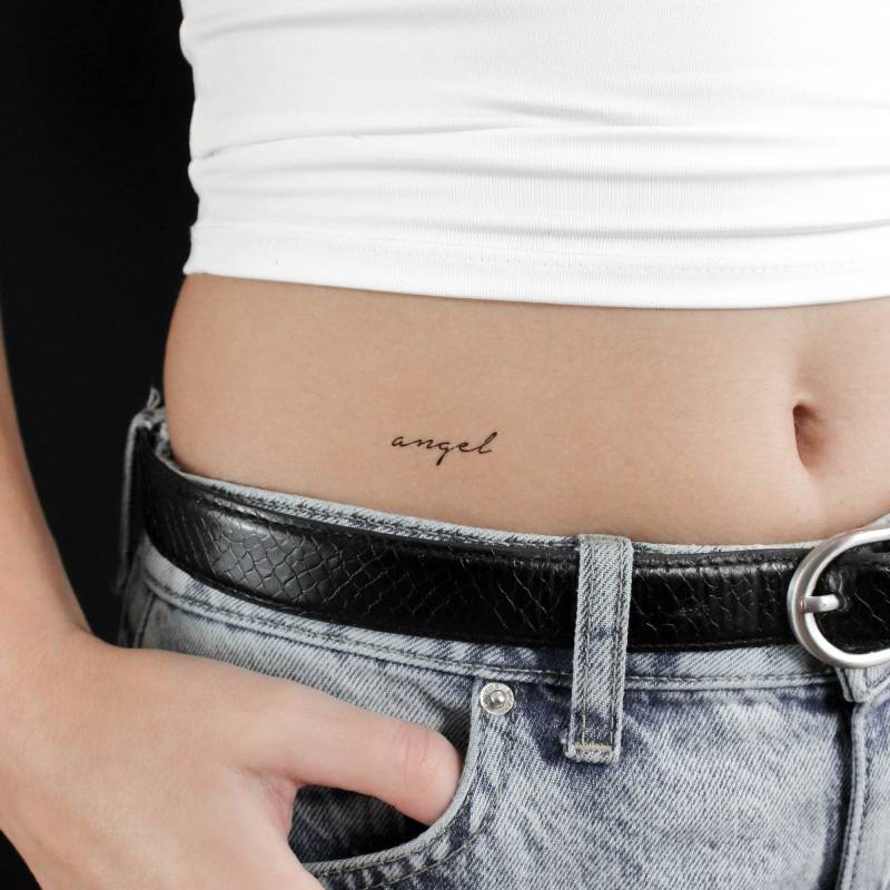 Engel Temporäres Tattoo | 3Er Set von littletattoos