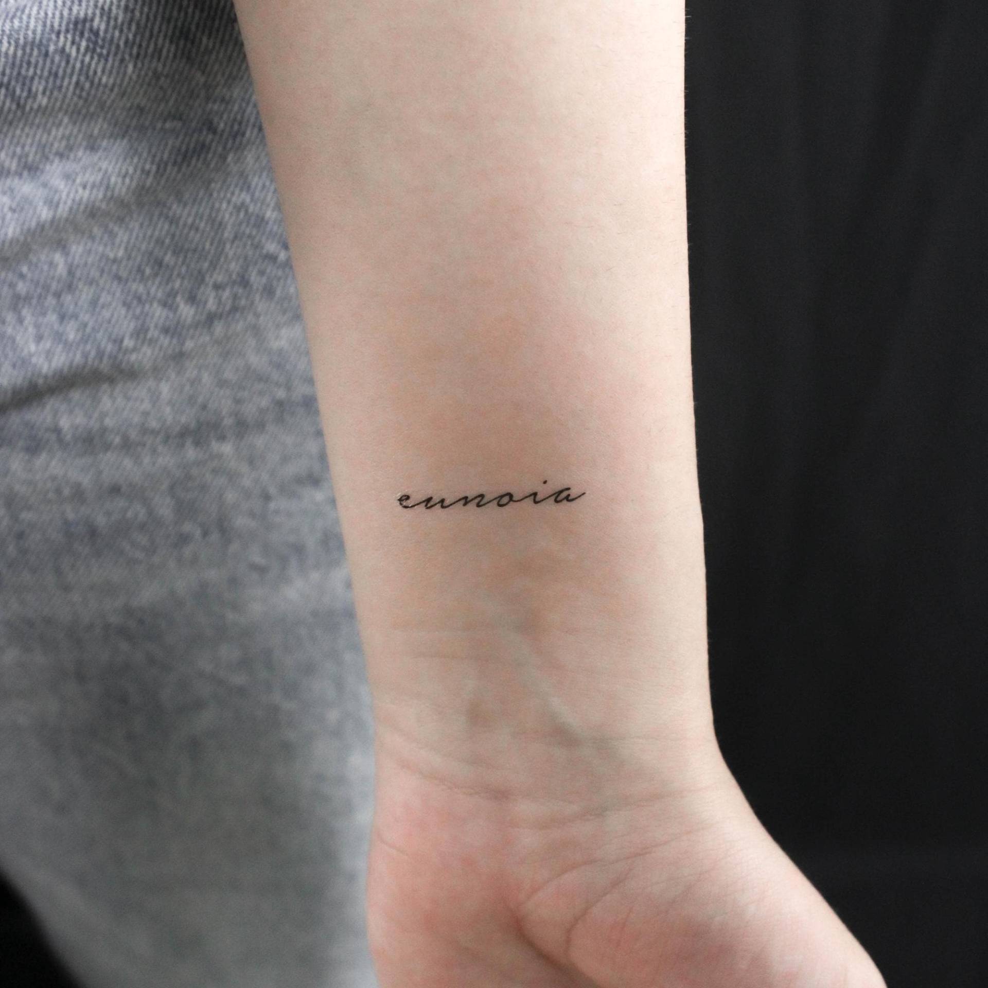 Eunoia Temporäres Tattoo | 3Er Set von littletattoos