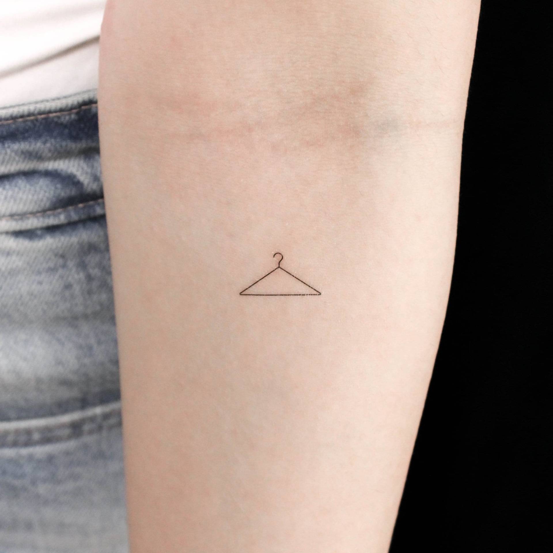 Kleiderbügel Temporäres Tattoo | 3Er Set von littletattoos