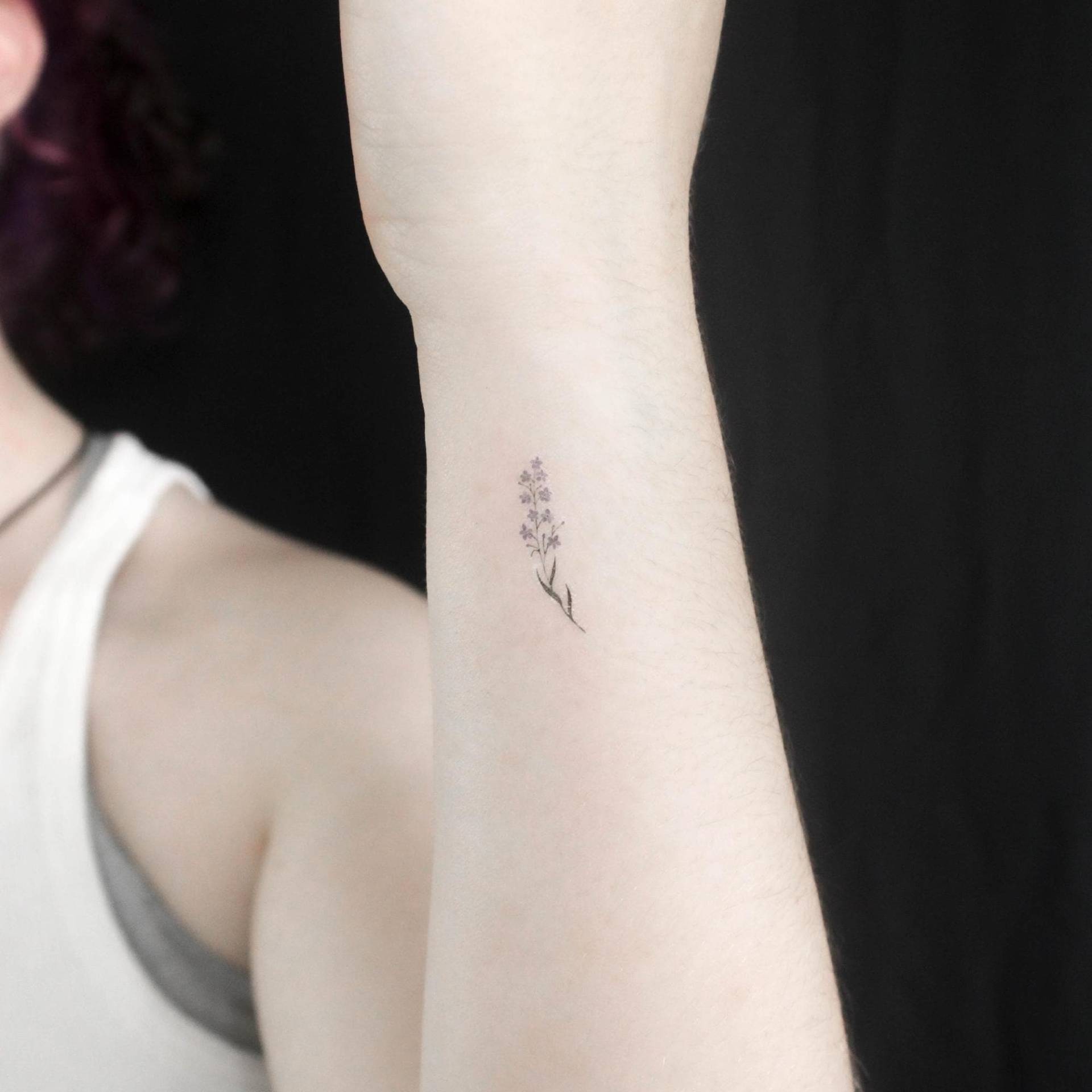 Kleines Aquarell Vergissmeinnicht Temporäres Tattoo | 3Er Set von littletattoos