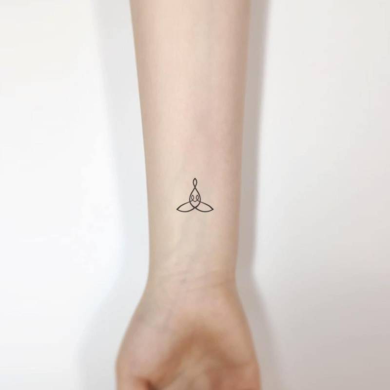 Temporäres Tattoo Mit Kleinem Mutter - Und Kindersymbol | 3Er-Set von littletattoos