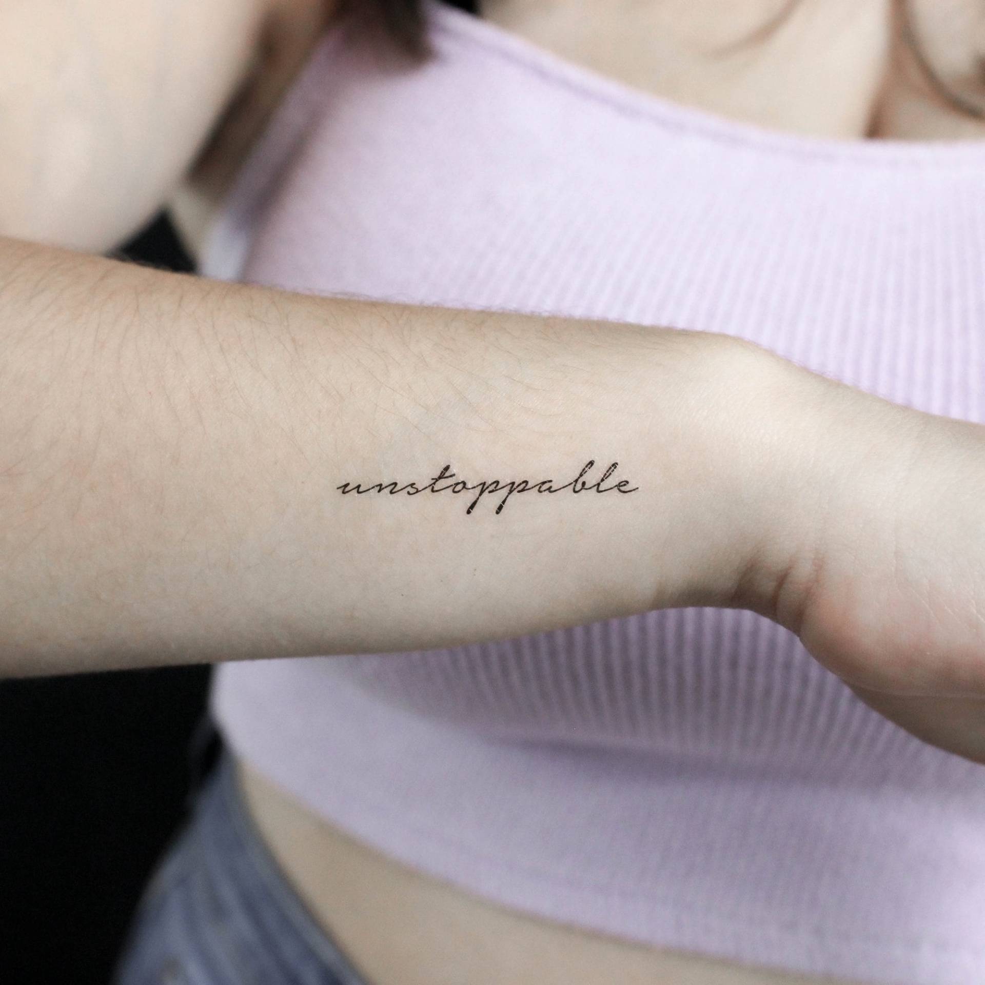 Nicht Aufzuhalten Temporäres Tattoo | 3Er Set von littletattoos