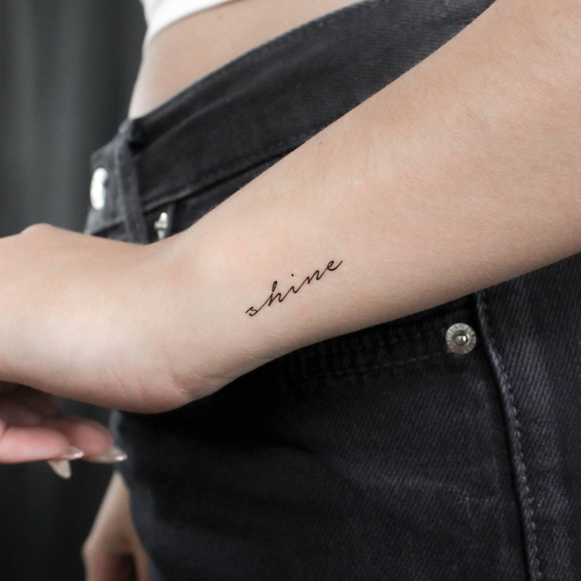 Temporäres Tattoo „Glanz" | 3Er-Set von littletattoos