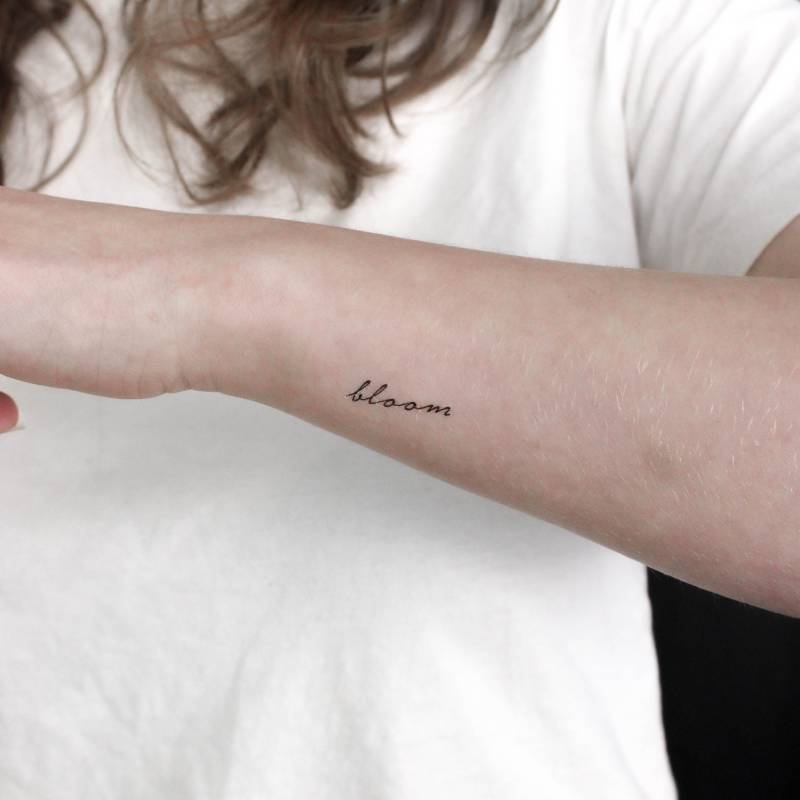 Temporäres Tattoo „Blüte" | 3Er-Set von littletattoos