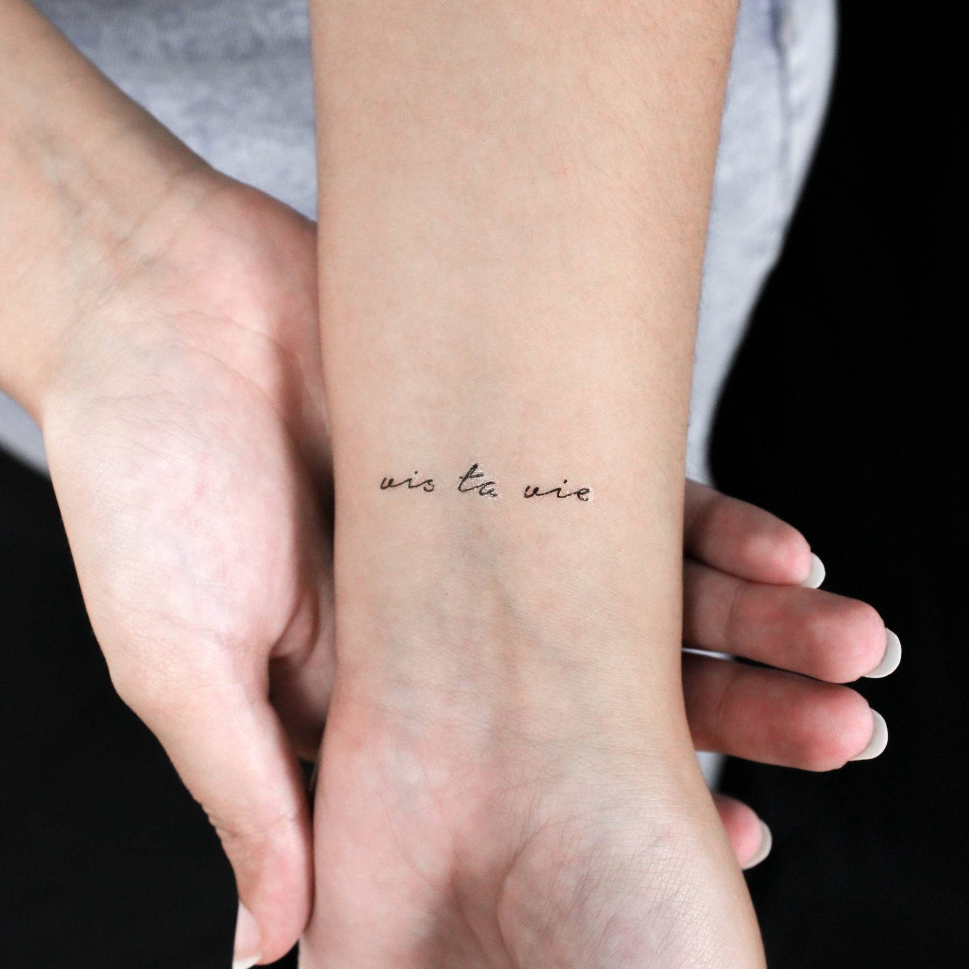 Vis Ta Vie Temporäres Tattoo | 3Er Set von littletattoos