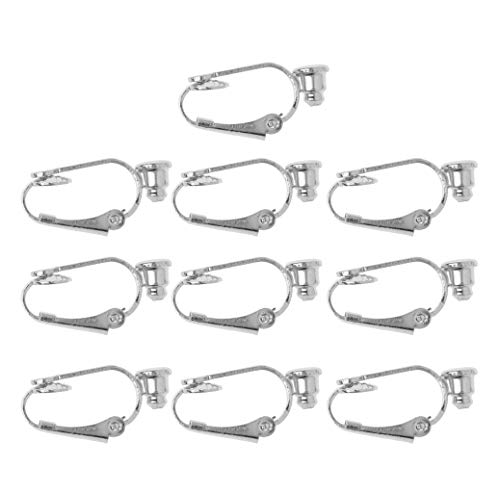 10 Stück/Set Pierced to Clip On Earring Converters Components Findings for Non-Pierced Ears Jewellery Making Crafts von lixuesong