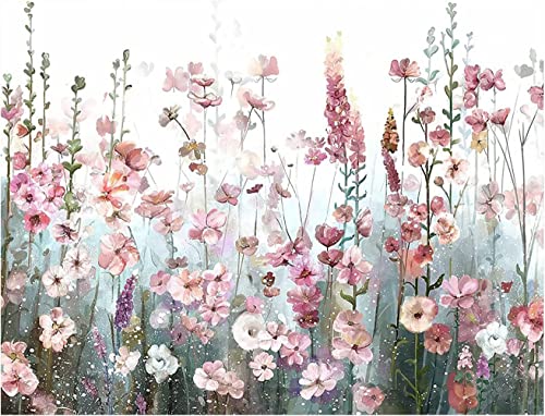 Diamond Painting Kits für Erwachsene, Blumen Vollbohrer 5D Diamant Kunst Kits DIY Strass Perlen Punkte Kunst Home Wall Decor Geschenke 30,5 x 40,6 cm, Bild-H von liziciti