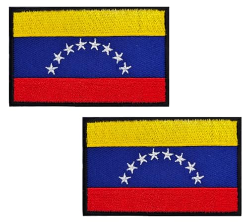 lkLiovaha Venezuela-Flaggen, bestickt, Militär-Aufnäher, taktischer Aufnäher für Kleidung, Hüte, Rucksäcke, Stolz-Dekorationen (Venezuela) von lkLiovaha