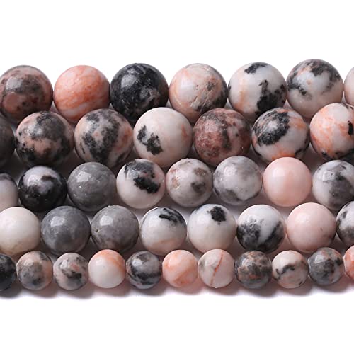 10 mm 36 Stück Naturstein-Perlen, Zebra-Jaspis, lose Perlen für Schmuckherstellung, DIY, Armband, Halskette 10 mm 36 Stück Naturstein-Perlen, Zebra-Jaspis, lose Perlen für Schmuckherstellung, DIY, Armband, Halskette von lohfxrgyjk