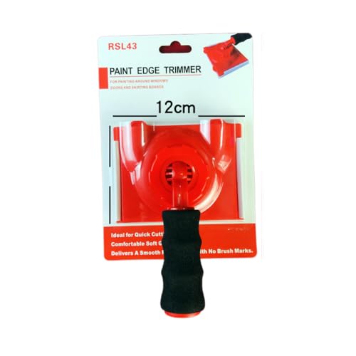 Trim Paint Edger, Handgehaltener sauberer Schnitt Paint Edger Pinsel Farbkantenroller Pinsel, Multifunktionale Latex-Farbkanten-Pinsel für Wand, Ecken,Farbkanten Pinsel, Pinsel, Werkzeuge von lohill