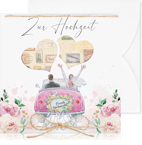 lohill Hochzeitskarte geldgeschenk,Hochzeitsgeschenke für brautpaar,Geldgeschenk hochzeit verpackung (Zue Hochgeit)- Der perfekte Wunscherfüller für Hochzeitsgeschenke und Geburtstage von lohill