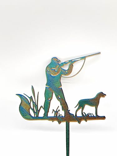 Jäger Jagd Dog Hund Cake Topper Geburtstag Torten Stecker von lrsweetdesign