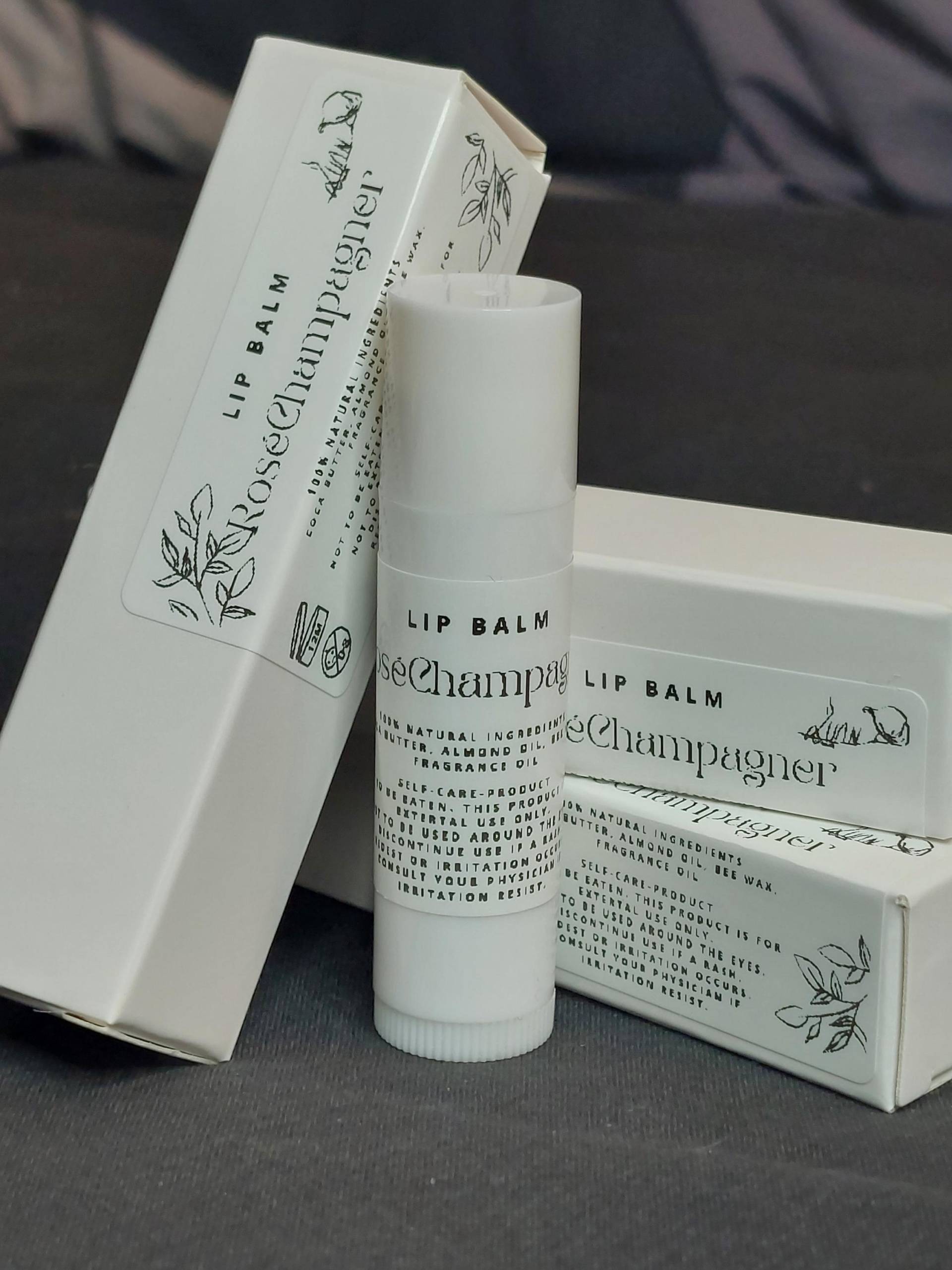 Lip Balm - Rosé Champagner von luancandlesandmore