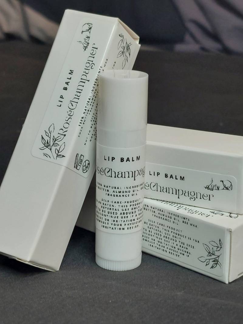 Lip Balm - Rosé Champagner von luancandlesandmore