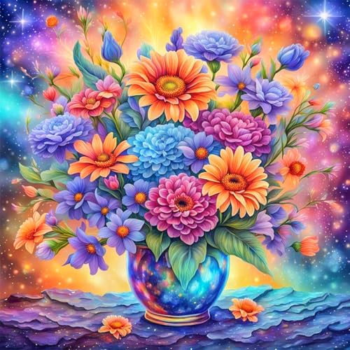 Blume Diamond Painting Erwachsene,5d Diamond Painting Blumen,Florid Diamont Painting Arts Craft für Home Wand Decor(30x40cm) von luckyarina