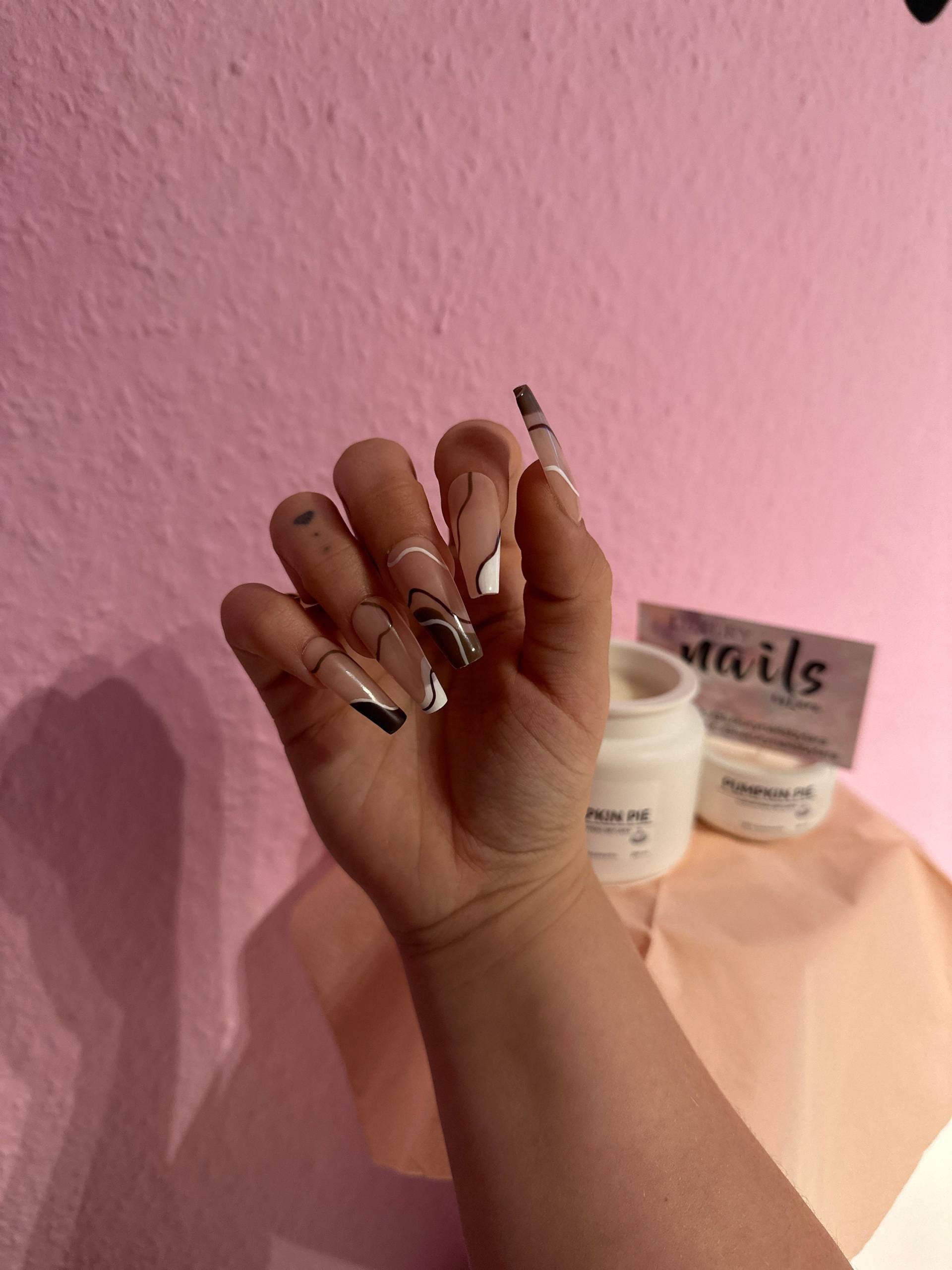 Press On Nails | Moccacino 2.0 10 Stück von luxurynailsbylara