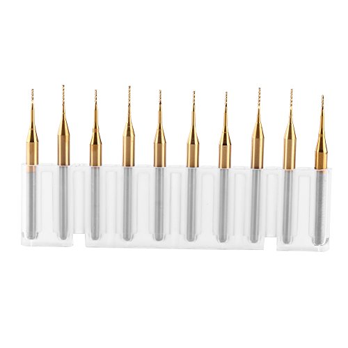 10 stücke Mantel Hartmetall-schaftfräser Gravur Bits Fräser Gravur Fräser Router Bits 3,175mm x 0,6mm von lvifloae