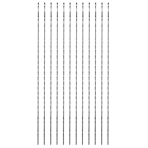 12 Dekupiersägeblätter mit spiralförmigen Zähnen für glatte, gebogene Schnitte in Holz, Metall und Kunststoff zum Schneiden und Gravieren (7# Sägeblatt) von lvifloae