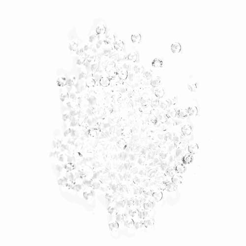 Klare Acylic-Perlen, 3 mm, DIY-Ornament-Zubehör, verschönern Hochzeit, Party, Vase, Dekoration, 1000 Stück/Beutel (Transparent) von lvifloae