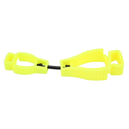 lvifloae Handschuhgreifer Cliphalter Arbeit Handschuh Clip Plastiksicherheitsarbeit Handschuhhalter Hügel Arbeiter Klemme Anti Lost Clip Clamp Catcher Gürtelhalter (Gelb) von lvifloae