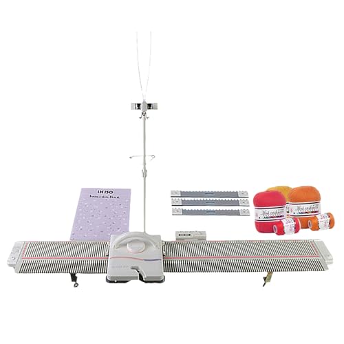 lvifloae Strickmaschine und Zubehör, LK150 6,5 mm mittlere Stärke, 150 Stiche, tragbares Kunststoff-Haushalts-Smart-Webset für Socken, Mützen, Schals, Pullover, Strickmaschinen-Set lvifloae Strickmaschine und Zubehör, LK150 6,5 mm mittlere Stärke, 150 Stiche, tragbares Kunststoff-Haushalts-Smart-Webset für Socken, Mützen, Schals, Pullover, Strickmaschinen-Set von lvifloae