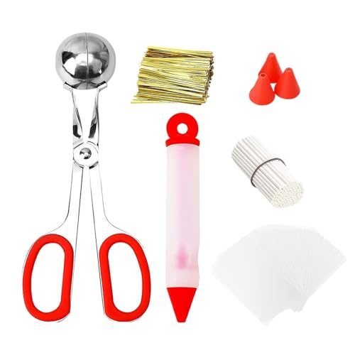 Cake-Pop-Maker-Set | Wiederverwendbares Lollipop-Dekorationsset | Cake Pop Sticks, Taschen und Werkzeuge | Cake-Pop-Zubehör | Vielseitiges Pop-Creation-Set für Partys, Veranstaltungen, Privatküchen un von lwxij