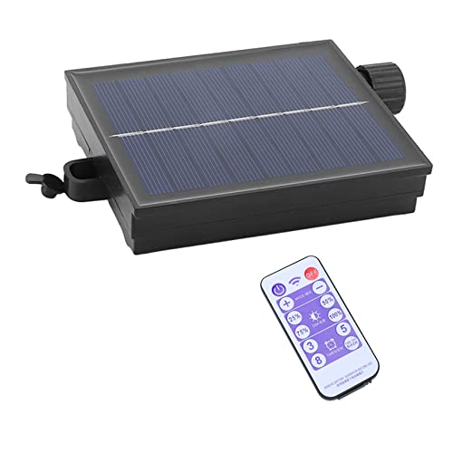 lyrlody Automatisch Wasserdicht, 4,5 V 1,2 W Polysilizium-Außenlichterketten-Zubehör, Solarlampen-Steuerbox für Gartenparty, Balkon, Weihnachtsdekoration (Ausgangsflachdruck 3V) von lyrlody