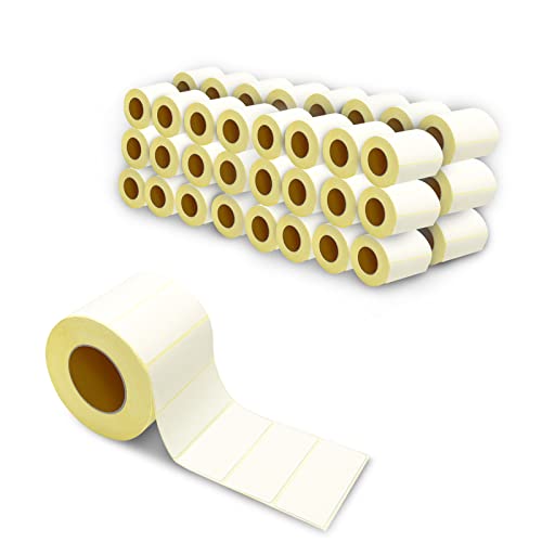 m MU Etiketten Selbstklebend, 60×40MM, 1 Rolle Pack Etikett x 1000 St. Je Rolle = 1000 Label, Kompatibel für Etikettendrucker,DHL-UPS-DPD,Adressetiketten Selbstklebend|6×4CM von m MU