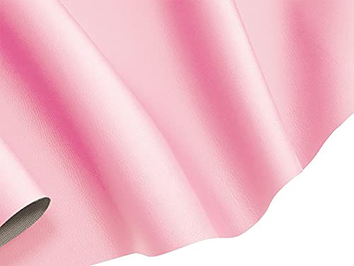 0,5m Kunstleder Stoff Meterware Lederimitat breite 142cm Möbelstoff Farbwahl, Farbe:rosa von maDDma
