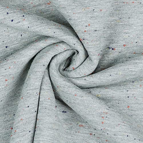 0,5m Sweat-Stoff Cosy Colours Meterware Oeko-Tex Sweatstoff Sweat Farbwahl, Farbe:022 - ecru von maDDma