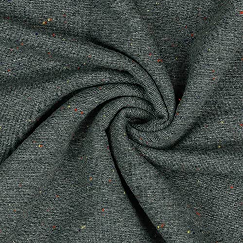 0,5m Sweat-Stoff Cosy Colours Meterware Oeko-Tex Sweatstoff Sweat Farbwahl, Farbe:023 - grau von maDDma