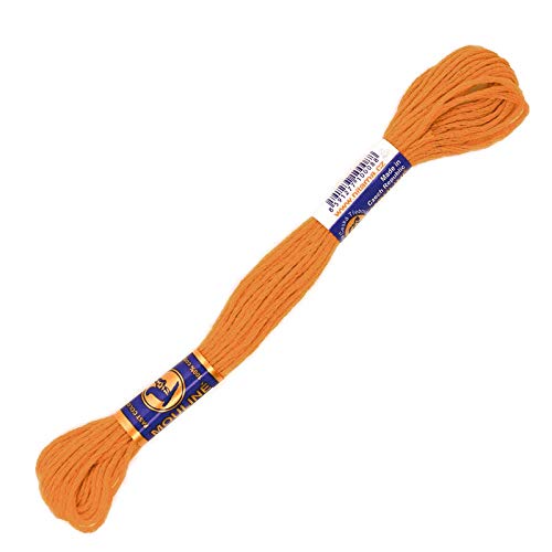 1 Docke Stickgarn 2g / Sticktwist 100% Baumwolle Stickerei Farbwahl Auswahl 1, Farbe :1292 kräftigorange von maDDma