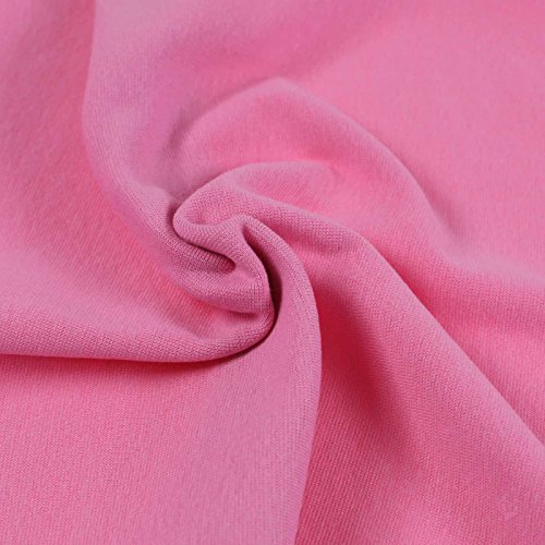 1m Bündchenstoff Schlauchware 35(70) cm breit Meterware Jersey Oeko-Tex, Größe:1 Meter, Farbe:rosa von maDDma